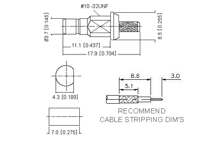 Straight Socket (Bulkhead) Crimp