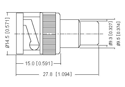 BNC Plug to RCA Socket