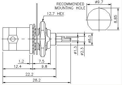 Straight Socket (Bulkhead) Solder