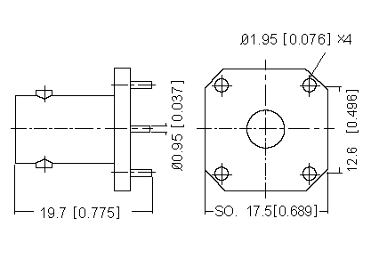 Vertical Socket PCB