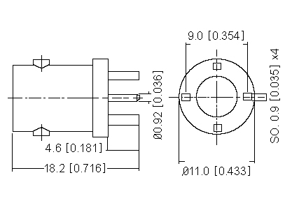 Vertical Socket PCB