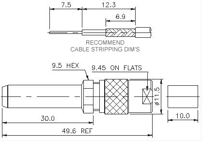 Straight Patch Plug Crimp