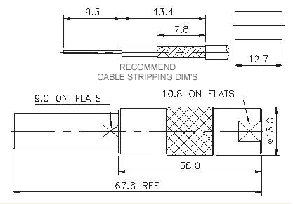 Straight Patch Plug Crimp