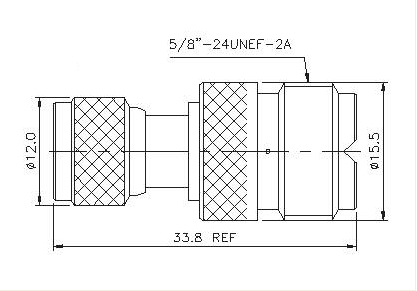 Mini UHF Plug to UHF Socket