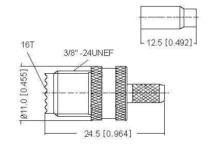 Straight Socket Crimp
