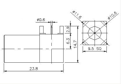 Right Angle Plug PCB