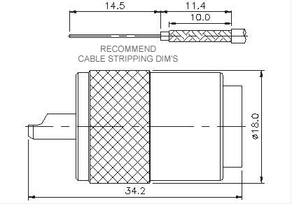 Straight Plug Twist-On