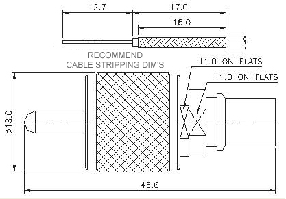 Straight Plug Twist-On