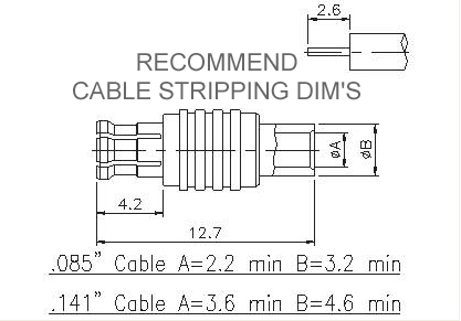 Straight Plug (Semi-Rigid)