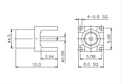 Vertical Socket PCB