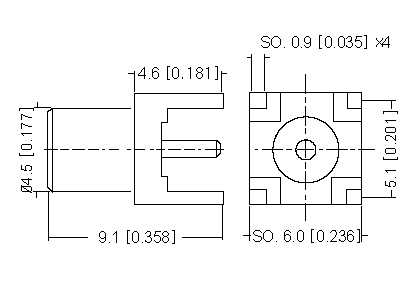 Vertical Socket PCB