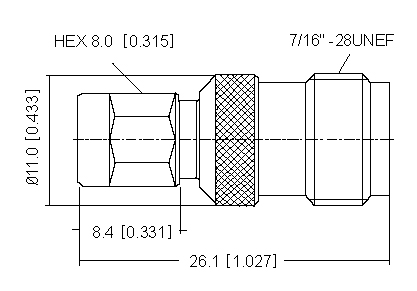 SMA Plug  to TNC  Socket