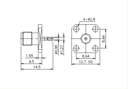 Straight Socket Solder