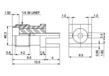 Straight Socket SMD, PCB