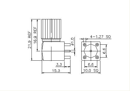 Right Angle Plug PCB