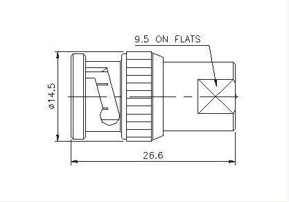 FME Plug to BNC Plug