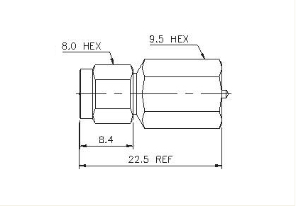 FME Plug to SMA Plug