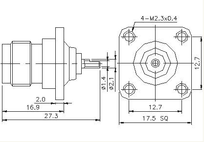 Straight Socket Solder