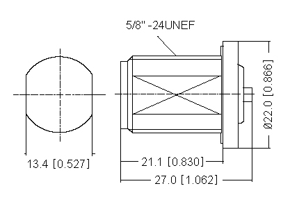 Straight Socket(Bulkhead) Solder