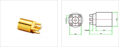 HOOK LOCK PCB for Automobile Connector 이미지